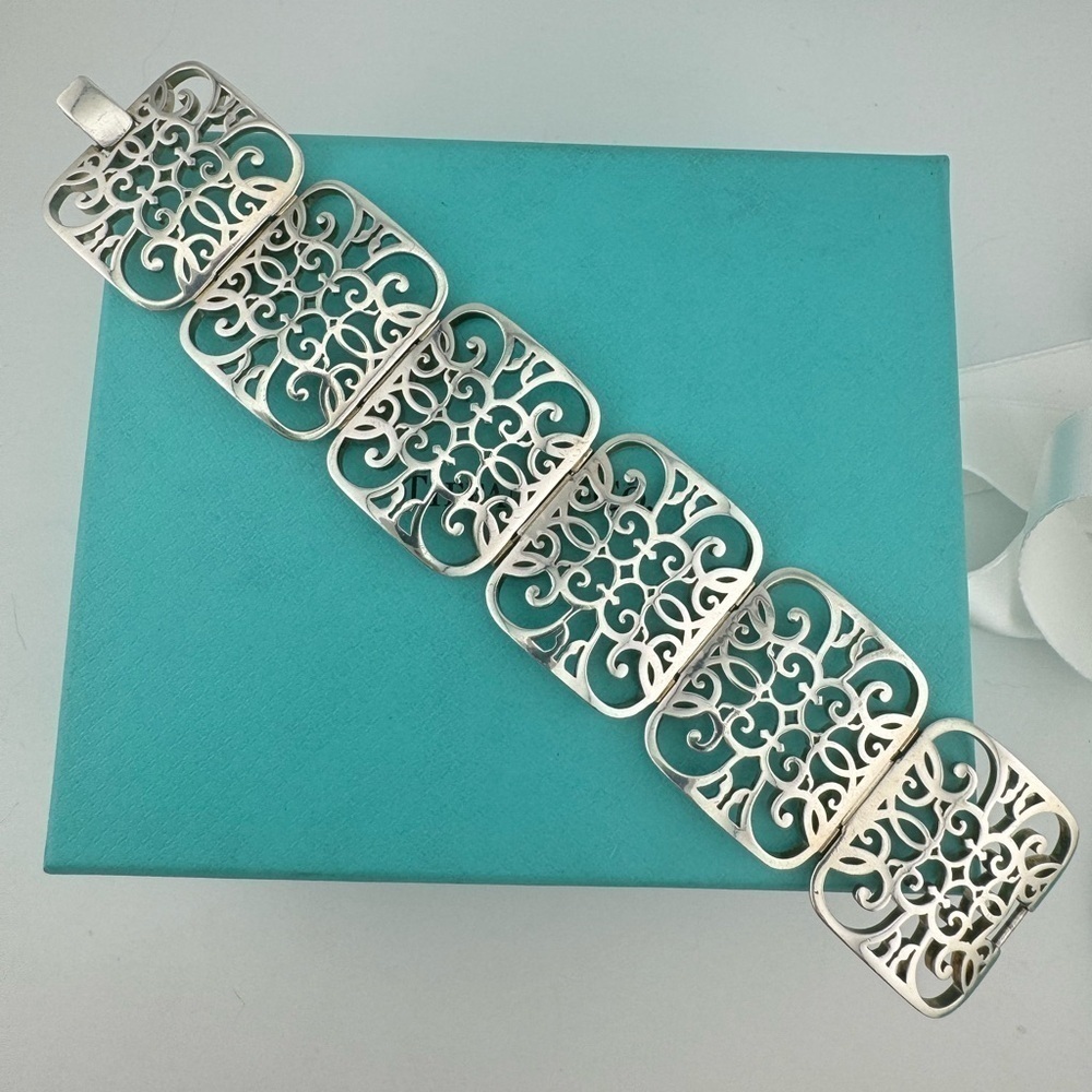 RARE Tiffany & Co. Enchant Filigree Wrap Bracelet in Sterling Silver